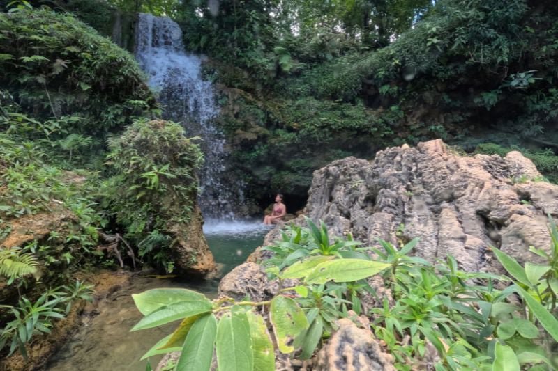 Cachoeira da Figueira no passeio parque das cachoeiras