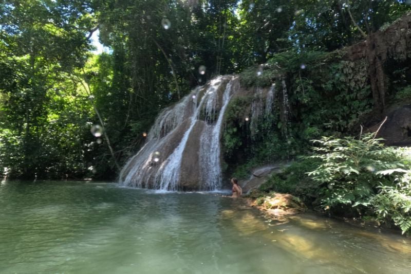 Cachoeira da Gruta no parque