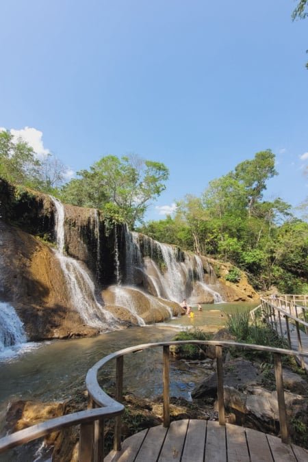 a cachoeira mais perto de bonito