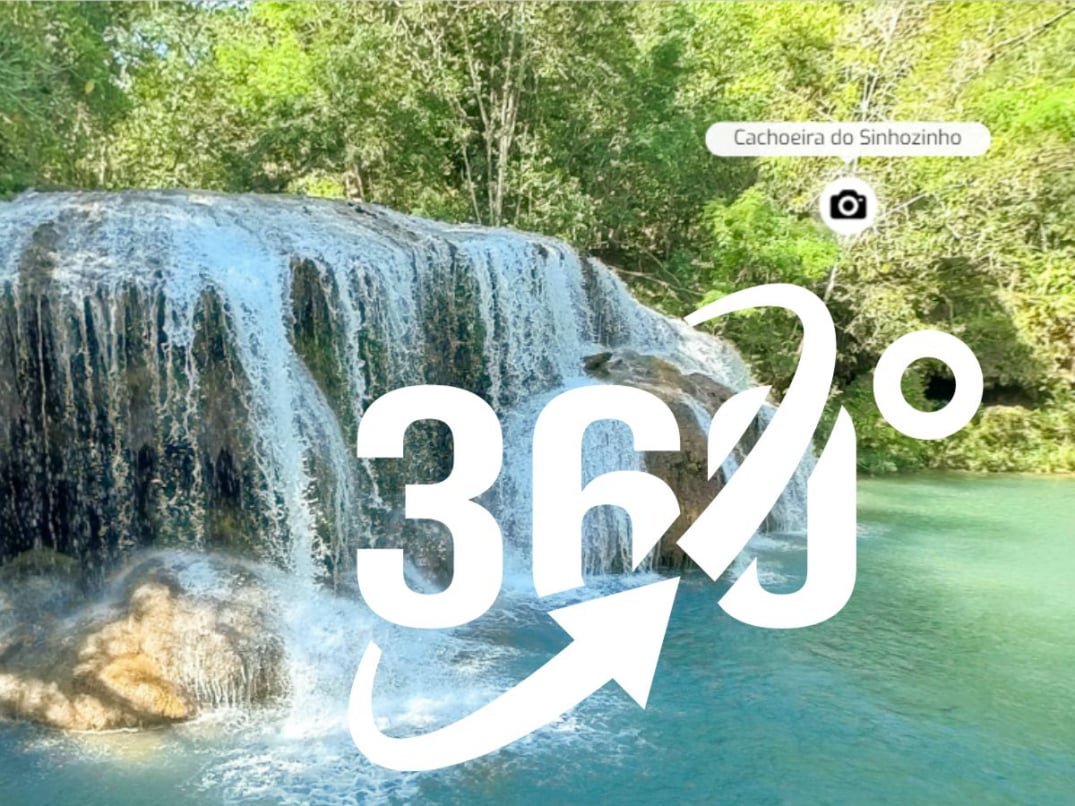 acesso ao link do tour 360 do parque das cachoeiras